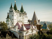 Kremlin de Izmailovsky em Moscou imagens de stock Kremlin de Izmailovsky em Moscou imagens de stock