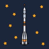 Kreskowego płaskiego koloru ikony wektorowi elementy kosmicznego programa wieloetapowa rakieta Kreskówka stylu rakieta, astronaut royalty ilustracja Kreskowego płaskiego koloru ikony wektorowi elementy kosmicznego programa wieloetapowa rakieta Kreskówka stylu rakieta, astronaut royalty ilustracja