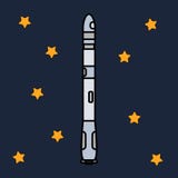 Kreskowego płaskiego koloru ikony wektorowi elementy kosmicznego programa wieloetapowa rakieta Kreskówka stylu rakieta, astronaut ilustracji Kreskowego płaskiego koloru ikony wektorowi elementy kosmicznego programa wieloetapowa rakieta Kreskówka stylu rakieta, astronaut ilustracji