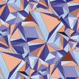 kristall Sömlös geometrisk bakgrund 3D royaltyfri illustrationer kristall Sömlös geometrisk bakgrund 3D royaltyfri illustrationer