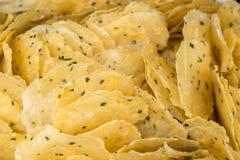 Krupuk zoete spaanders, de Indonesische heerlijke achtergrond van de rackersclose-up royalty-vrije stock foto's Krupuk zoete spaanders, de Indonesische heerlijke achtergrond van de rackersclose-up royalty-vrije stock foto's