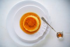Krämkaramell flan royaltyfria foton Krämkaramell flan royaltyfria foton