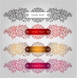 Królewska ornament odznaka/dla zaprasza royalty ilustracja Królewska ornament odznaka/dla zaprasza royalty ilustracja