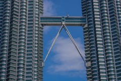 Detail of the Petronas Towers royalty free stock photo Detail of the Petronas Towers royalty free stock photo