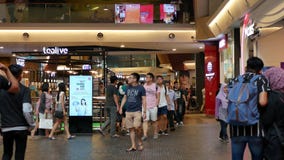 Mid Valley Megamall is a shopping mall l, Stock Video