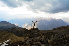 Kuari passerande i Uttarakhand, Indien arkivfoton Kuari passerande i Uttarakhand, Indien arkivfoton