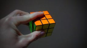 Kub Rubik royaltyfri fotografi Kub Rubik royaltyfri fotografi