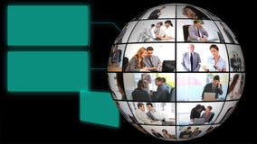 Kugel von Firmenkundengeschäftvideos Kugel von Firmenkundengeschäftvideos