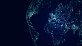 Kugelinternationales netzwerk, Sciencefictionsweltkartehintergrund lizenzfreie abbildung Kugelinternationales netzwerk, Sciencefictionsweltkartehintergrund lizenzfreie abbildung