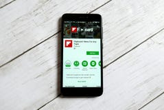 KULIM, ΜΑΛΑΙΣΊΑ - 11 ΑΠΡΙΛΊΟΥ 2018: Εφαρμογή Flipboard σε ένα αρρενωπό κατάστημα παιχνιδιού Google στοκ φωτογραφία με δικαίωμα ελεύθερης χρήσης KULIM, ΜΑΛΑΙΣΊΑ - 11 ΑΠΡΙΛΊΟΥ 2018: Εφαρμογή Flipboard σε ένα αρρενωπό κατάστημα παιχνιδιού Google στοκ φωτογραφία με δικαίωμα ελεύθερης χρήσης