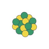kulör molekylsymbol Beståndsdel av vetenskap och laboratoriumet för mobila begrepps- och rengöringsdukapps Den detaljerade moleky royaltyfri illustrationer kulör molekylsymbol Beståndsdel av vetenskap och laboratoriumet för mobila begrepps- och rengöringsdukapps Den detaljerade moleky royaltyfri illustrationer