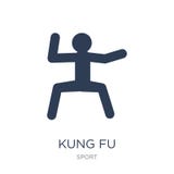 kung fu icon. Trendy flat vector kung fu icon on white background from sport collection royalty free illustration kung fu icon. Trendy flat vector kung fu icon on white background from sport collection royalty free illustration