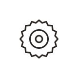 Kurenda, zobaczył, dyska wektoru ikona Element projekta narz?dzie dla mobilnych poj?cia i sieci apps wektorowych Cienka kreskowa ilustracja wektor Kurenda, zobaczył, dyska wektoru ikona Element projekta narz?dzie dla mobilnych poj?cia i sieci apps wektorowych Cienka kreskowa ilustracja wektor