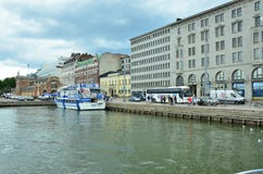 Kusten av staden av Helsingfors, huvudstaden av Finland arkivfoto Kusten av staden av Helsingfors, huvudstaden av Finland arkivfoto