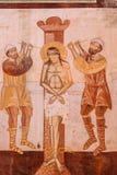 Kutaisi Georgia Medeltida Frescoes i den Gelati kloster arkivbild Kutaisi Georgia Medeltida Frescoes i den Gelati kloster arkivbild