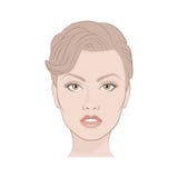 kvinna för smink för skönhetframsidamode royaltyfri illustrationer kvinna för smink för skönhetframsidamode royaltyfri illustrationer