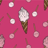 Kvinnlig modelldesign för godisar och för moderna ungar för glass stock illustrationer Kvinnlig modelldesign för godisar och för moderna ungar för glass stock illustrationer