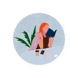 Kvinnor som fungerar i kontoret stock illustrationer Kvinnor som fungerar i kontoret stock illustrationer