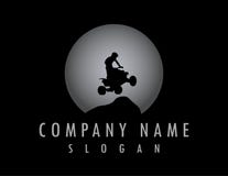 Kwadrata roweru logo na czarnym tle ilustracja wektor Kwadrata roweru logo na czarnym tle ilustracja wektor