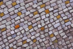 Kwadratowa naturalna kamienna mozaika wzór na wewnętrznej ścianie lub podłoga, Abstrakcjonistyczny purpur menchii wzór na tle kam zdjęcia royalty free Kwadratowa naturalna kamienna mozaika wzór na wewnętrznej ścianie lub podłoga, Abstrakcjonistyczny purpur menchii wzór na tle kam zdjęcia royalty free