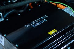 Kyiv, de Oekraïne - November 8, 2018: Mercedes-Benz Electric Drive-motor stock foto's Kyiv, de Oekraïne - November 8, 2018: Mercedes-Benz Electric Drive-motor stock foto's