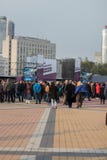 Kyiv, Ουκρανία στις 19 Απριλίου 2019 Προεδρική συζήτηση 2019 UA Στάδιο Olympiyskiy Kyiv στοκ εικόνα Kyiv, Ουκρανία στις 19 Απριλίου 2019 Προεδρική συζήτηση 2019 UA Στάδιο Olympiyskiy Kyiv στοκ εικόνα