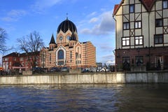 Synagogue in Kaliningrad city, Russia