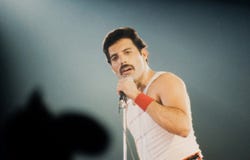 Königin im Konzert stockbilder Königin im Konzert stockbilder