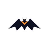 Königschlägervampirs-Logokonzept stock abbildung Königschlägervampirs-Logokonzept stock abbildung