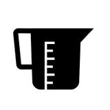 Küchen-Becher-Ikonen-Vektor vektor abbildung Küchen-Becher-Ikonen-Vektor vektor abbildung