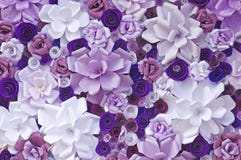 Künstliche Blumen gemacht vom Papier stockfotos Künstliche Blumen gemacht vom Papier stockfotos