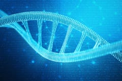 Künstliches intelegence DNA-Molekül Konzeptbinär code-Genom Abstrakte Technologiewissenschaft, Konzept künstliche DNA 3d lizenzfreie abbildung Künstliches intelegence DNA-Molekül Konzeptbinär code-Genom Abstrakte Technologiewissenschaft, Konzept künstliche DNA 3d lizenzfreie abbildung