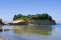 Küste in Sidari auf Korfu-Insel, Griechenland Stockbilder Küste in Sidari auf Korfu-Insel, Griechenland Stockbilder