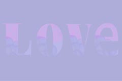 L'amore è la parola illustrazione di stock L'amore è la parola illustrazione di stock