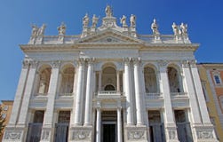 l'Archbasilica papal de la rue John Lateran photos stock l'Archbasilica papal de la rue John Lateran photos stock