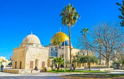 L'architecture islamique à Jérusalem image stock L'architecture islamique à Jérusalem image stock