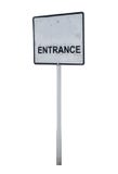 L'entrée se connectent le poteau d'isolement sur le fond blanc prêt pour votre conception avec le chemin de coupure photographie stock L'entrée se connectent le poteau d'isolement sur le fond blanc prêt pour votre conception avec le chemin de coupure photographie stock