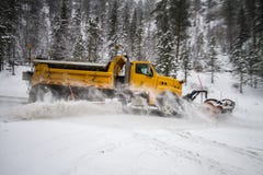 L'hiver a couvert la vallée dans le Spearfish, écart-type photos libres de droits L'hiver a couvert la vallée dans le Spearfish, écart-type photos libres de droits