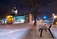L'hiver d'hôtel de ville Kingston Ontario photos libres de droits L'hiver d'hôtel de ville Kingston Ontario photos libres de droits