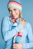 l'hiver de sourire de fille photos libres de droits l'hiver de sourire de fille photos libres de droits