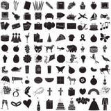 L'icona 100 ha impostato 1 royalty illustrazione gratis L'icona 100 ha impostato 1 royalty illustrazione gratis