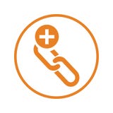 L'icona della costruzione di collegamento/aggiunge il collegamento di web/aggiunge la catena royalty illustrazione gratis L'icona della costruzione di collegamento/aggiunge il collegamento di web/aggiunge la catena royalty illustrazione gratis