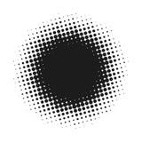 L'image tramée a pointillé le fond abstrait de vecteur, modèle de point dans la forme de cercle Contexte blanc d'isolement par ba illustration stock L'image tramée a pointillé le fond abstrait de vecteur, modèle de point dans la forme de cercle Contexte blanc d'isolement par ba illustration stock