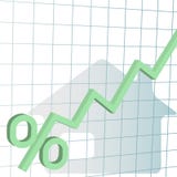L'interesse da contratto ipotecario domestico valuta l'più alto diagramma illustrazione di stock L'interesse da contratto ipotecario domestico valuta l'più alto diagramma illustrazione di stock