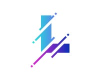 L pixel Logo Icon Design de lettre de Digital illustration stock L pixel Logo Icon Design de lettre de Digital illustration stock