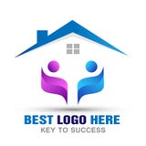L'unione di cura della famiglia si dirige insieme l'icona di logo della gente su fondo bianco royalty illustrazione gratis L'unione di cura della famiglia si dirige insieme l'icona di logo della gente su fondo bianco royalty illustrazione gratis