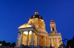 La basilica di Superga fotografia stock libera da diritti La basilica di Superga fotografia stock libera da diritti