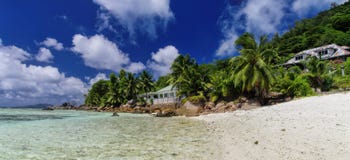 La Blague, Seychelles d'Anse Photos stock La Blague, Seychelles d'Anse Photos stock