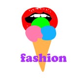 La bocca aperta della ragazza di web e mangia il gelato del ghiacciolo La donna lecca un gelato sul bastone Sensuale illustrazione di stock La bocca aperta della ragazza di web e mangia il gelato del ghiacciolo La donna lecca un gelato sul bastone Sensuale illustrazione di stock