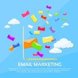La busta del computer portatile del email di vendita di Digital invia royalty illustrazione gratis La busta del computer portatile del email di vendita di Digital invia royalty illustrazione gratis